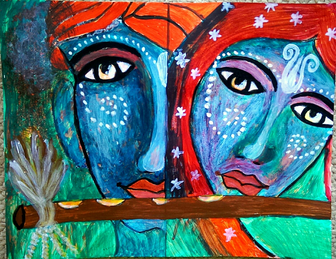 Lord Krishna and Radha